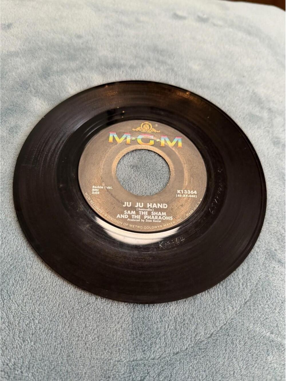 Sam The Sham And The Pharaohs Ju Ju Hand 45 RPM MGM Big City Lights Vinyl Record
